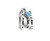 ASR598 - Stacking ring set silver with Opal