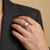 R9655 - Large Pearl Secret Garden Ring. Size L