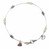 ASA0040 - PR - Pretty Anklet with Pearls and gray beads