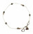 ASA0029 - SQ - Anklet with Smokey quartz and rolled gold beads