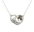 N11230 - 925 Sterling silver heart pendant