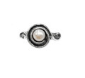 ASR0794 - 925 silver ring with small pearl