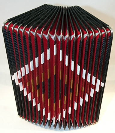 【安すぎる！】Cantate SATIN HERRINGBONE BELLOWS Anacleto Bellows Rey Del Norte - Hohner Shop