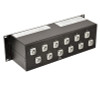 Lex 3RU Rack Mount Power Distribution, L21-30 In/Thru to PowerCON