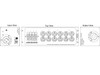 Stringer Box Breakered, L14-30 In/Thru, 6x 20A Edison Duplex Out, 17L x 5.5W x 7H, ETL Listed