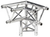 Global Truss TR-4093DR, 1.64ft (0.5m) 3 Way 90 Degree Right Corner Apex Down Right TR-4093DR