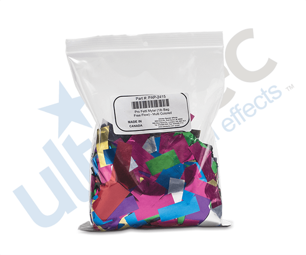 Grand Majestic FX Pro Fetti (10lb bag of free floating Mylar confetti)