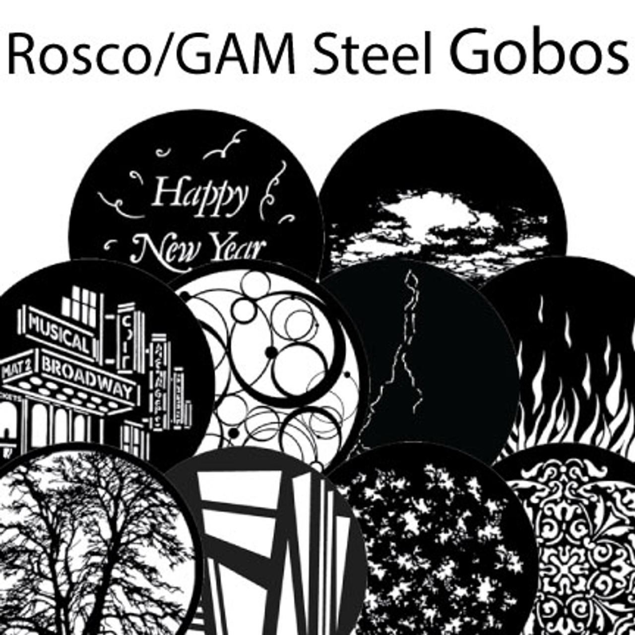 Rosco & GAM Gobos