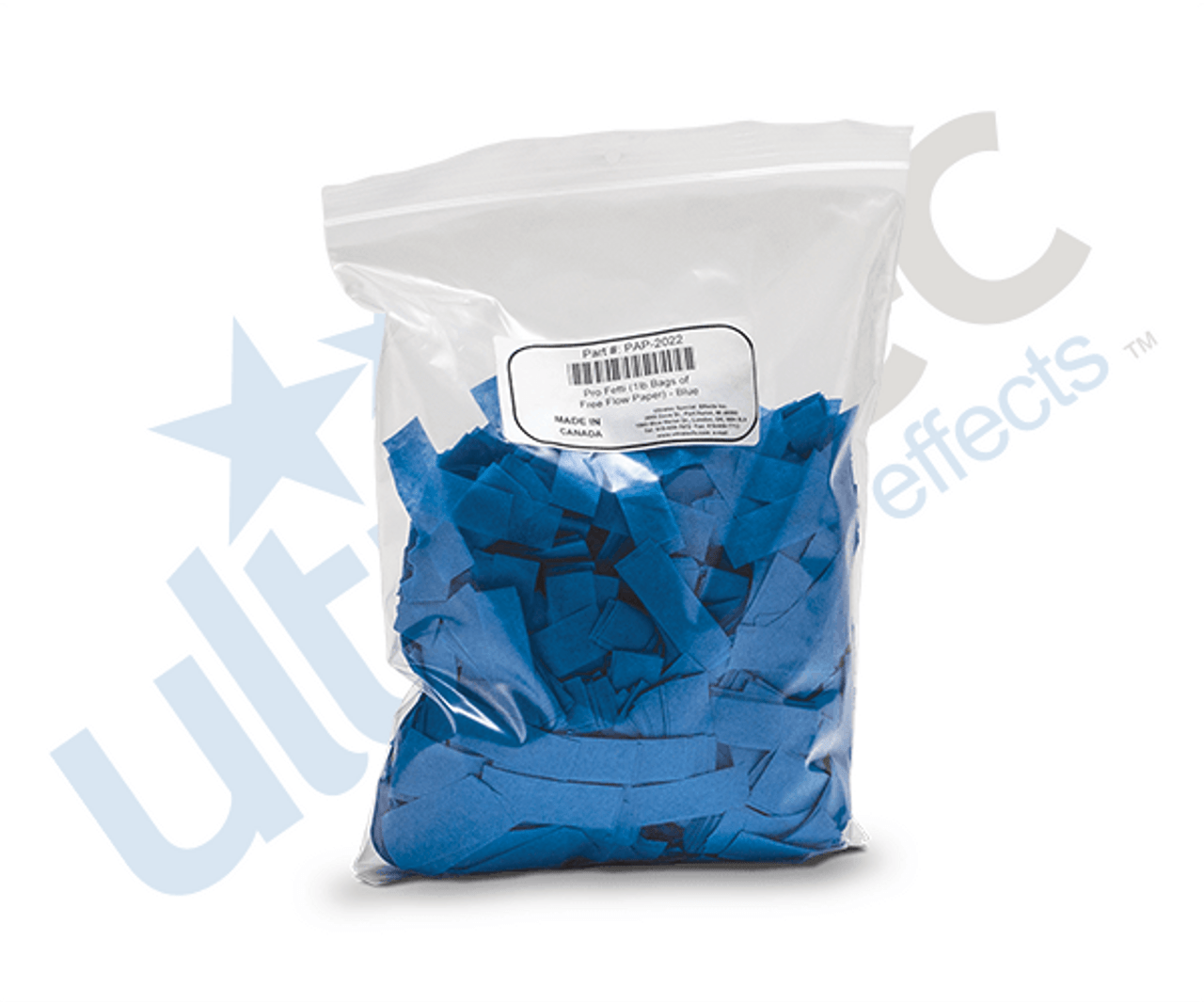 Ultratec Pro Fetti Free Flow 25lb Bag PAP2102