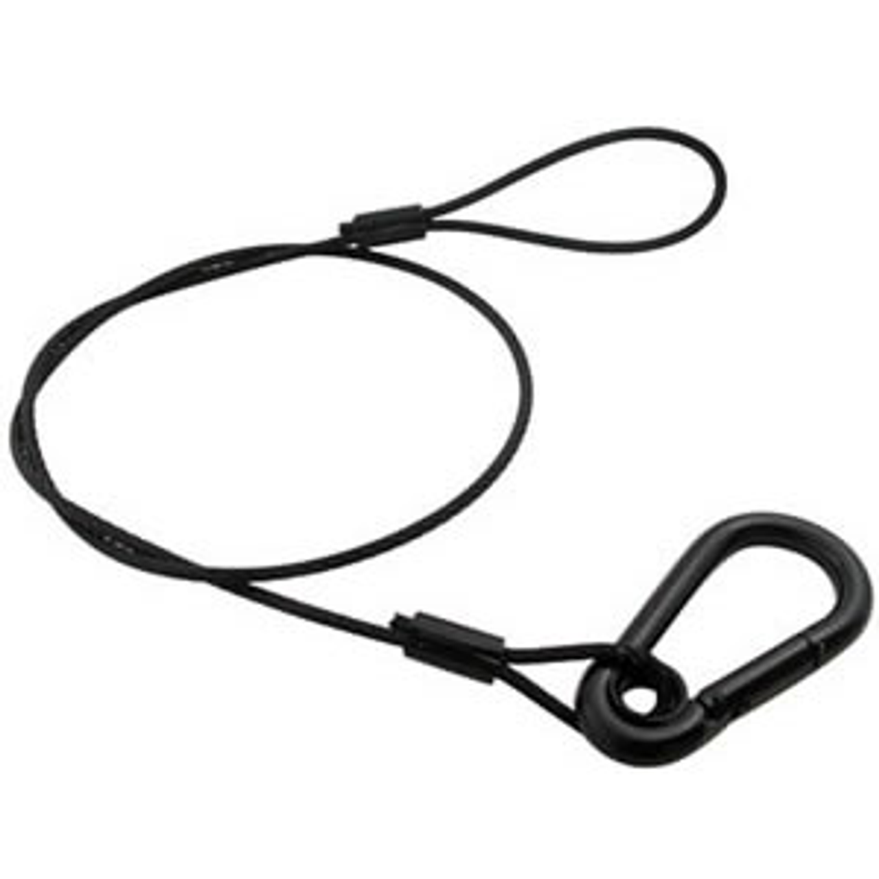 Safety Cable, 30 with 5/16 Hook (Silver or Black)