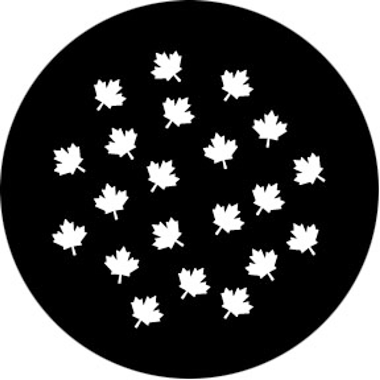 Rosco/GAM 78672 Maple Leaf Breakup (Small) Steel Gobo