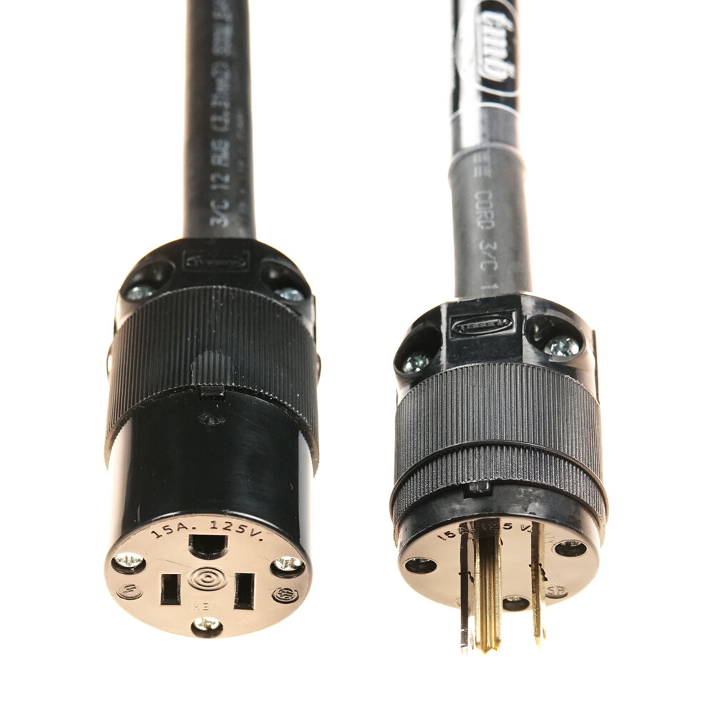 Pro Cables 12/3 SJO Hubbell black 5-15 Edison - 25ft