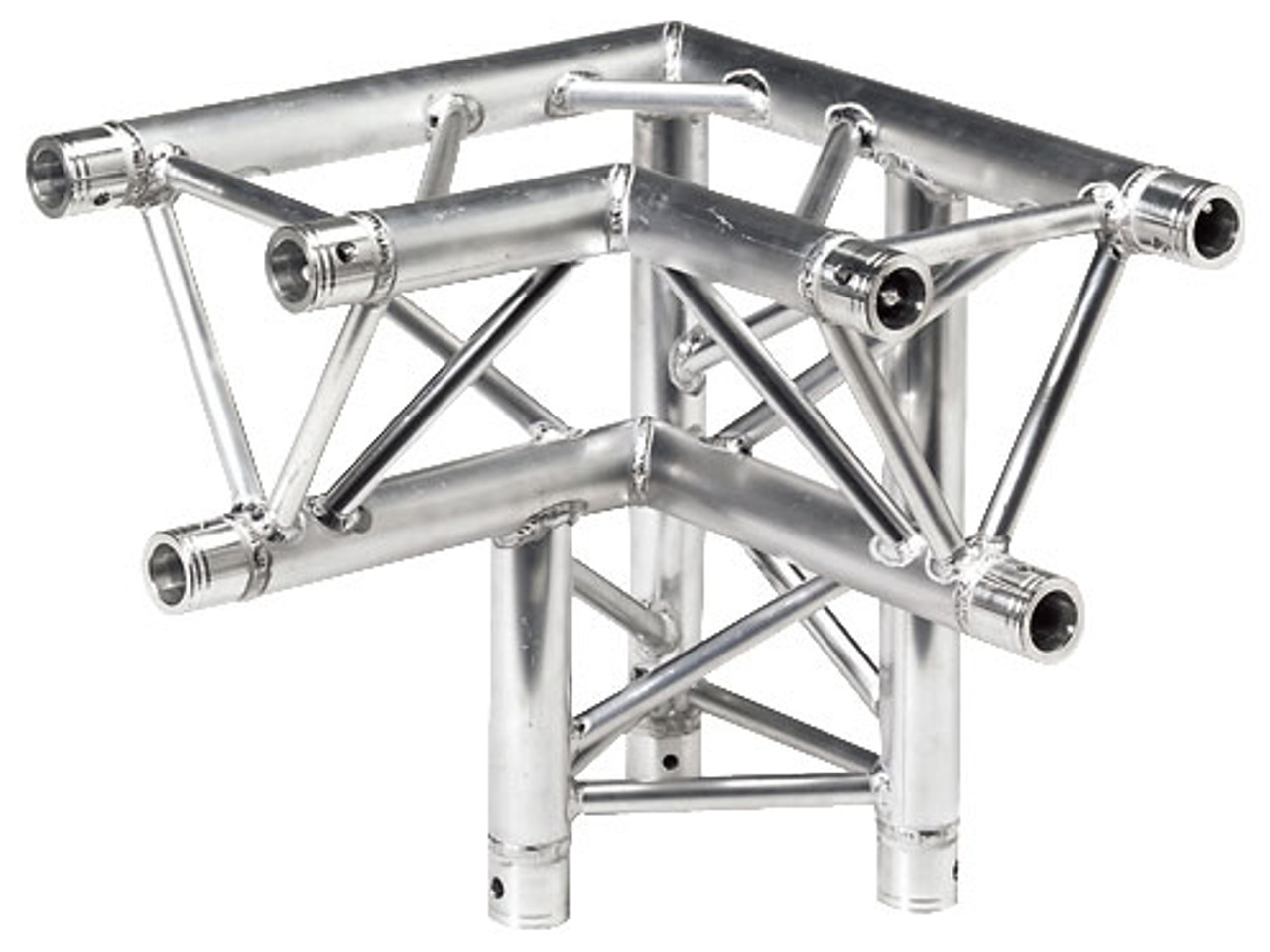 Global Truss TR-4093DR, 1.64ft (0.5m) 3 Way 90 Degree Right Corner Apex Down Right TR-4093DR