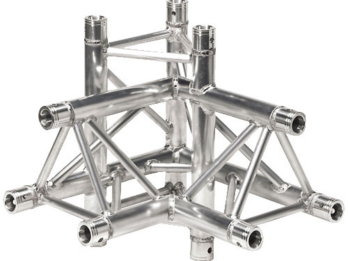Global Truss TR-4095U/L, 1.64ft. (0.5m) 4 Way 90 Degree Left Corner Apex Up Left TR-4095U/L