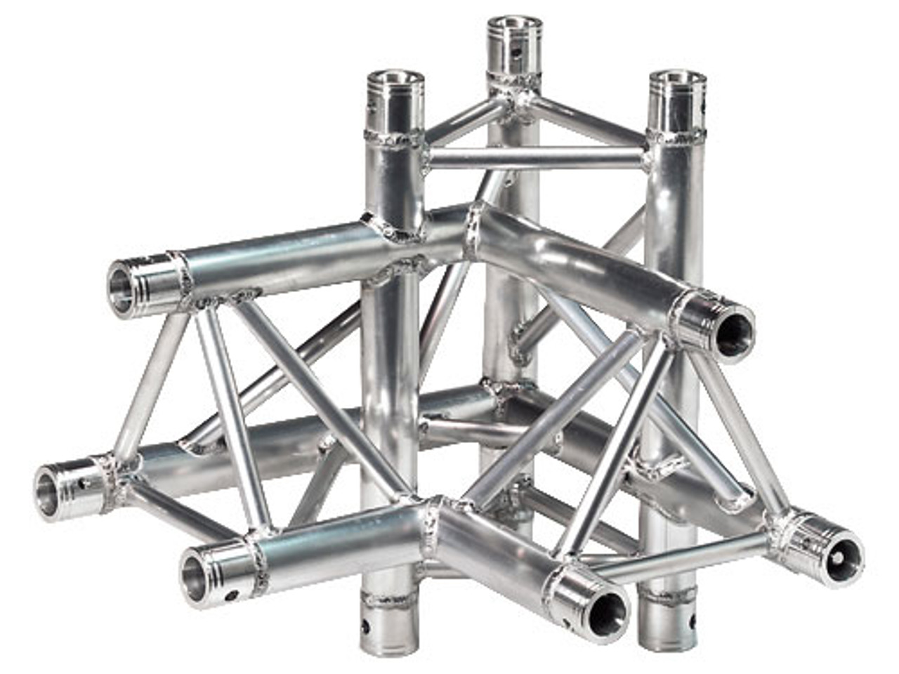 Global Truss TR-4095-U/R, 1.64ft. (0.5m) 4 Way 90 Degree Right Corner Apex Up Right TR-4095U/R