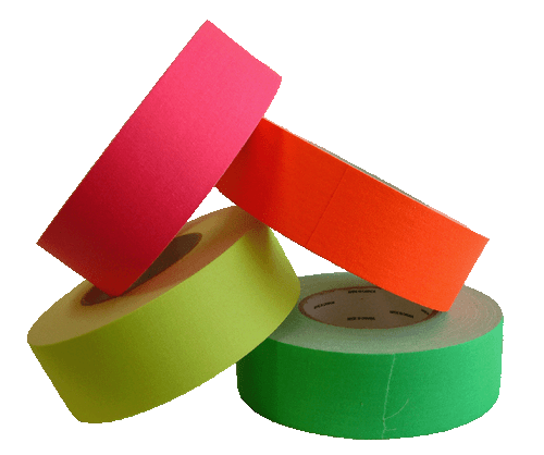 Polyken 510 Neon Gaffer Tape, 3"x50yds by the Case