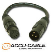 Accu Cable 5 Pin Female to 3 Pin Male Turnaround