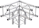 Global Truss SQ-F24C30, 1.64ft. (0.5m) 3 Way 90 Degree Corner SQ-F24C30