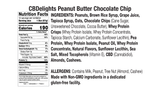 Peanut Butter Chocolate Chip Nutritional