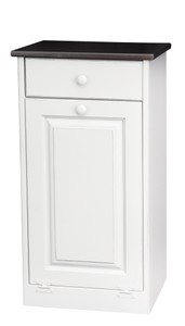 TRASH BIN CABINET W/WOOD