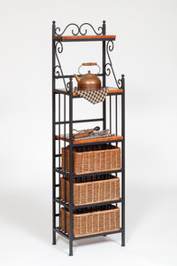 Small Baker's Rack w/ 3 Baskets Small Baker's Rack w/ 3 Baskets