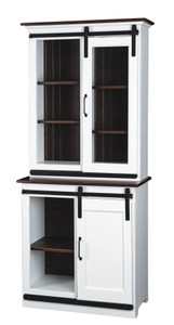 2 DOOR BARN DOOR HUTCH 2 DOOR BARN DOOR HUTCH