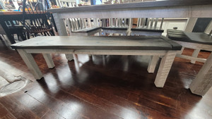 201 Series Prairie Bench - 60" Prairie Bench-White w/Pewter/Smokey Gray w/Black 201 Series Prairie Bench - 60" Prairie Bench-White w/Pewter/Smokey Gray w/Black