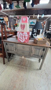 SOFA TABLE-SPECIAL WALNUT/PEWTER W/GLAZE SOFA TABLE-SPECIAL WALNUT/PEWTER W/GLAZE