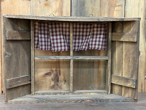 LATH WINDOW W/SHUTTER LG DECO LATH WINDOW W/SHUTTER LG DECO