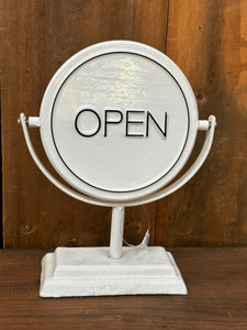 OPEN CLOSED FLIP SIGN OPEN CLOSED FLIP SIGN
