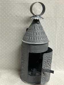 BAKER'S LANTERN IN WEATHERED ZINC