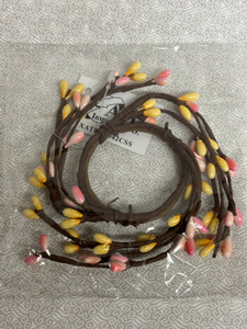 PIP BERRY CANDLE RING 1.5"-YELLOW/PINK PIP BERRY CANDLE RING 1.5"-YELLOW/PINK