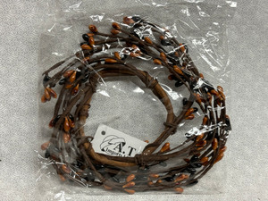 PIP BERRY CANDLE RING 2.25"-BROWN/BLACK PIP BERRY CANDLE RING 2.25"-BROWN/BLACK