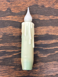 4 3/4" LIGHT GREEN LED-TAPER-SOLID COLOR 4 3/4" LIGHT GREEN LED-TAPER-SOLID COLOR