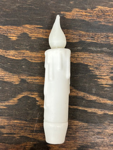 4 3/4" WHITE LED-TAPER-SOLID COLOR 4 3/4" WHITE LED-TAPER-SOLID COLOR