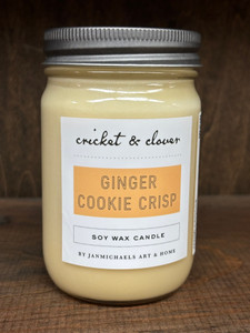 GINGER COOKIE CRISP  8oz Candle GINGER COOKIE CRISP  8oz Candle