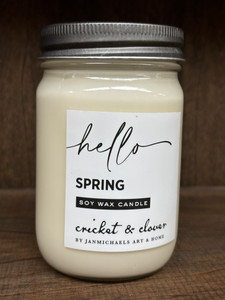 HELLO SPRING 8oz Candle HELLO SPRING 8oz Candle