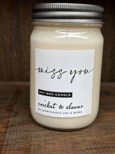 MISS YOU 8oz Candle MISS YOU 8oz Candle