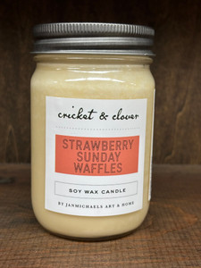 STRAWBERRY SUNDAY WAFFLES 8oz Candle STRAWBERRY SUNDAY WAFFLES 8oz Candle