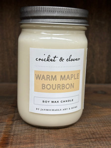 WARM MAPLE BOURBON 8oz Candle WARM MAPLE BOURBON 8oz Candle
