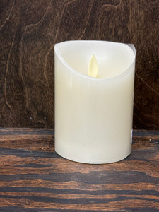 3 x 4 LED CANDLE W/FLICKERING FLAME/TIMER-SMOOTH WHITE 3 x 4 LED CANDLE W/FLICKERING FLAME/TIMER-SMOOTH WHITE
