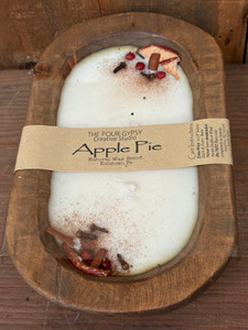 3 WICK- APPLE PIE_CANDLE IN WOODEN BOWL 3 WICK- APPLE PIE_CANDLE IN WOODEN BOWL