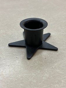 STAR CANDLE TAPER HOLDER, 2"DIAM 1" TALL STAR CANDLE TAPER HOLDER, 2"DIAM 1" TALL