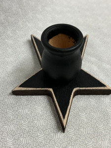 WOOD STAR/CUP BLACK WOOD STAR/CUP BLACK