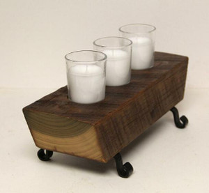 RECLAIMED 3 CAN HOLD W/LEG RECLAIMED 3 CAN HOLD W/LEG