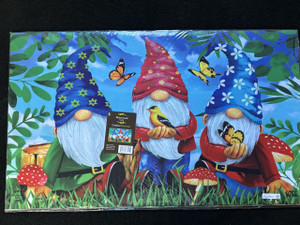 GNOMES & BUTTERFLIES_BRI THIN FLOOR MAT 30"x18" GNOMES & BUTTERFLIES_BRI THIN FLOOR MAT 30"x18"