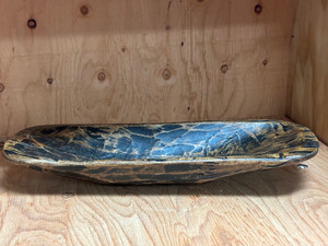 WOOD TREEN DOUGH BOWL BLK WOOD TREEN DOUGH BOWL BLK