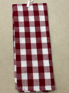 KITCHEN TOWEL-RED & WHITE KITCHEN TOWEL-RED & WHITE