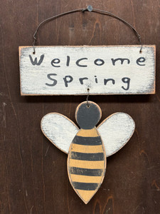 _WELCOME SPRING BEE SIGN _WELCOME SPRING BEE SIGN