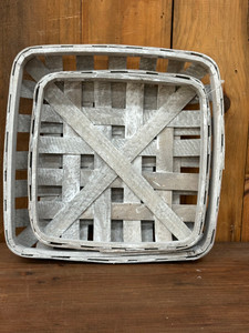 TOBACCO BASKET-WHITE (M) 1 OF 2 TOBACCO BASKET-WHITE (M) 1 OF 2